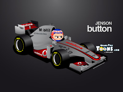 Дженсон Баттон McLaren MP4-27 2012 Grand Prix Toons