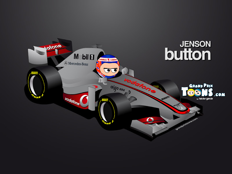 Дженсон Баттон McLaren MP4-27 2012 Grand Prix Toons