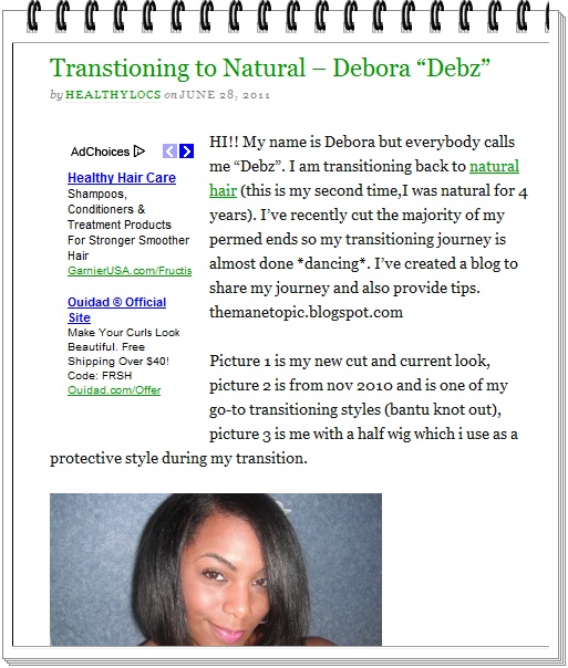 I've Been Featured On "Healthy Locs Blog"!