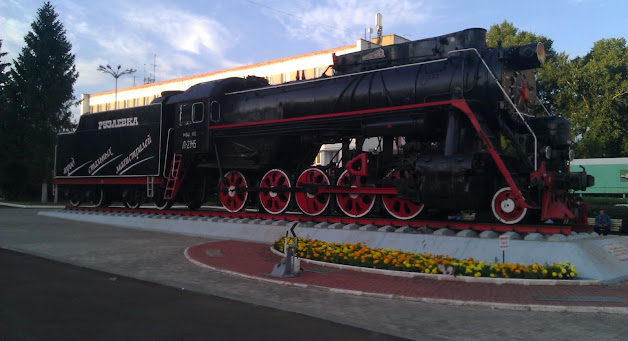 Паровоз в Рузаевке