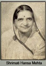 Shrimati Hansa Mehta Shrimati Hansa Mehta
