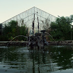there was a nice garden by the venue