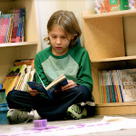 Each of our Montessori elementary classrooms has a solid classroom library. Children have much time throughout the day to read, because we understand that reading should be joyful, and requires practice!