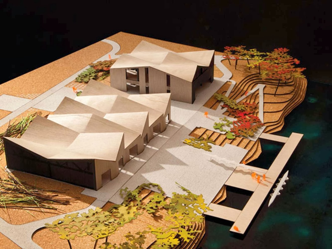 Chicago River Boathouses by Studio Gang