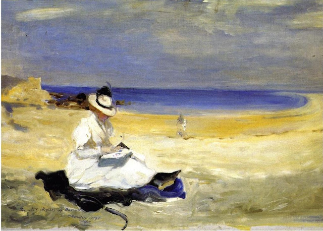 Charles Conder - The Shore at Dornoch - 1896