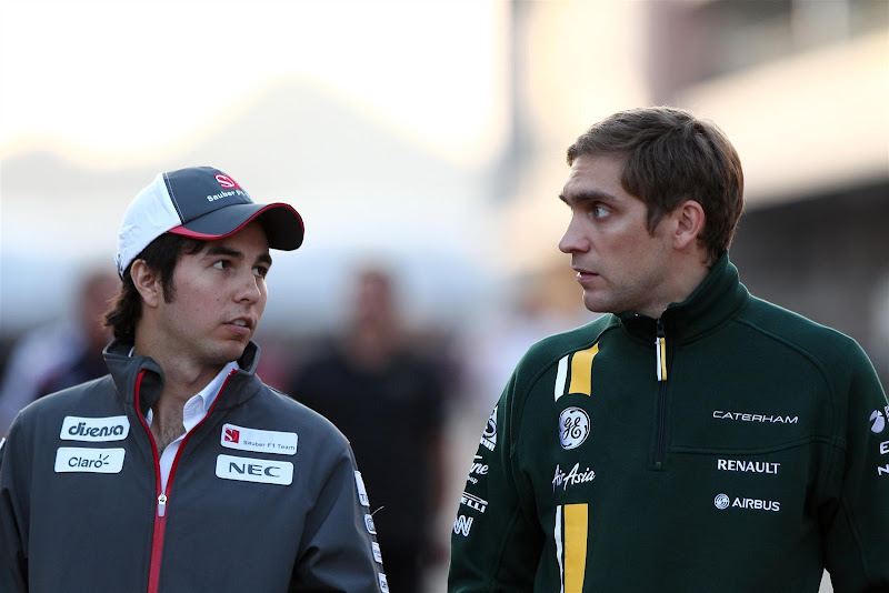Серхио Перес и Виталий Петров на Гран-при Кореи 2012