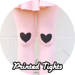 printed tights DIY