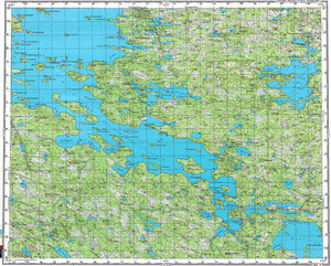 Уменьшенное изображение Карта 100k--q36-089_090--(1976)