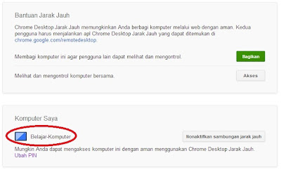 Remote Desktop Jarak Jauh Via Internet Dengan Google Chrome