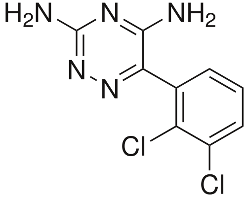 Structure Of Lamotrigine