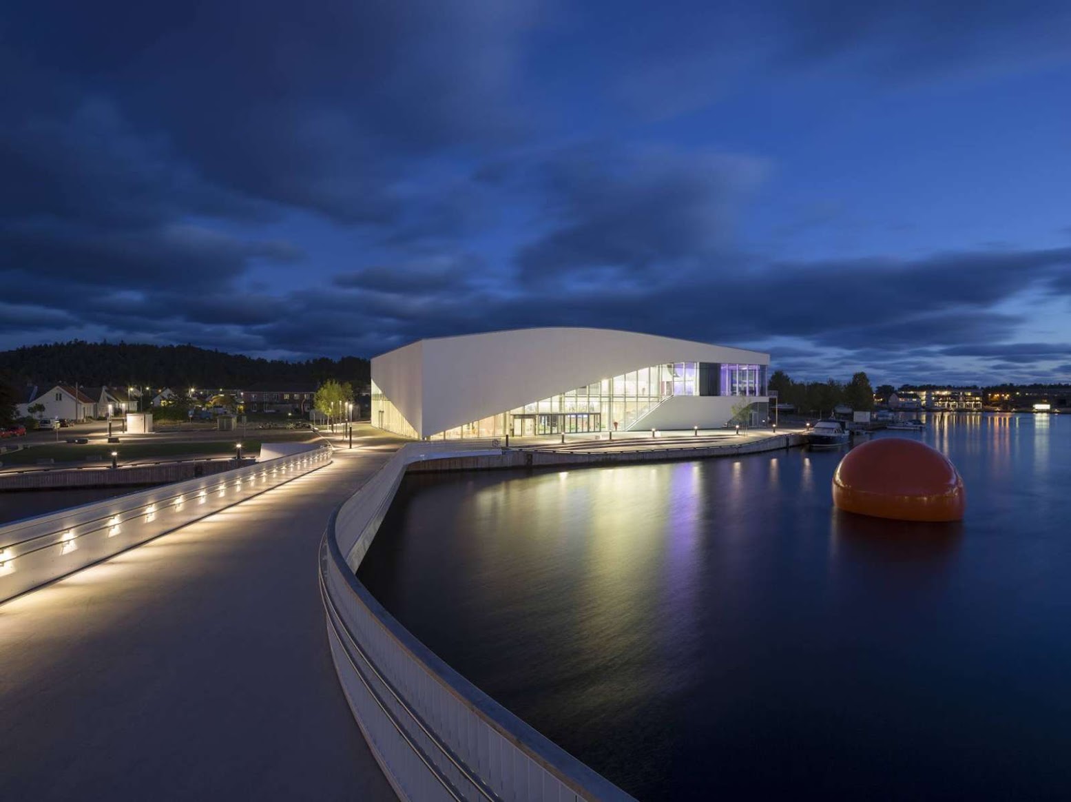 Inaugurated the Bridge Buen Cultural Centre by 3XN