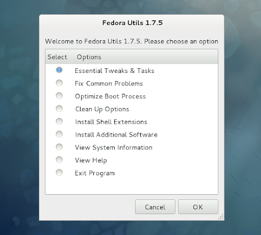 Fedora Utils
