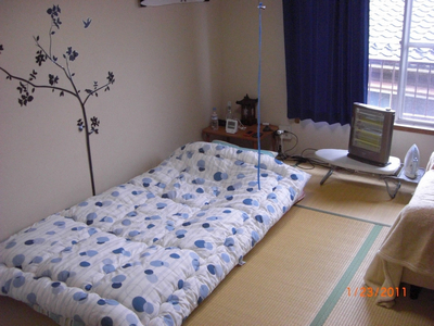 Japanese Futon  on Futon Is A Flat Mattress With A Fabric Exterior Stuffed With Cotton