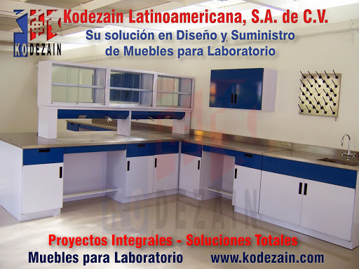 Muebles para laboratorio: Kodezain Latinoamericana, S.A. de C.V., Av.Montes Urales 1820, Geovillas el Nevado, 50943 Méx., México, Fábrica de muebles | EDOMEX