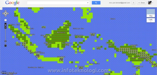 Google Map Quest 8-bit