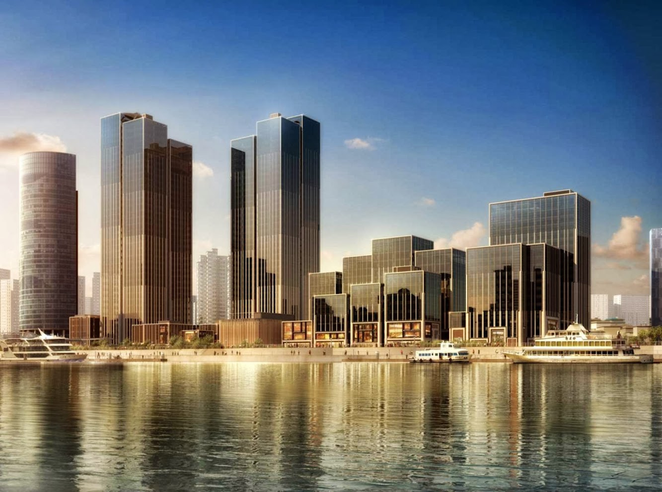 Mixed use in Shanghai by Foster Partners and