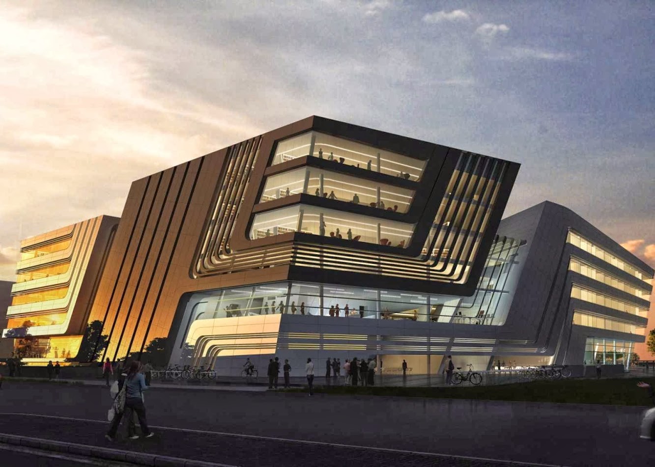 Library and Learning Center by Zaha Hadid Architects