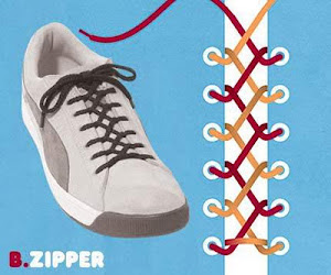Trik Zipper Memasang Tali Sepatu dengan Trik Zipper