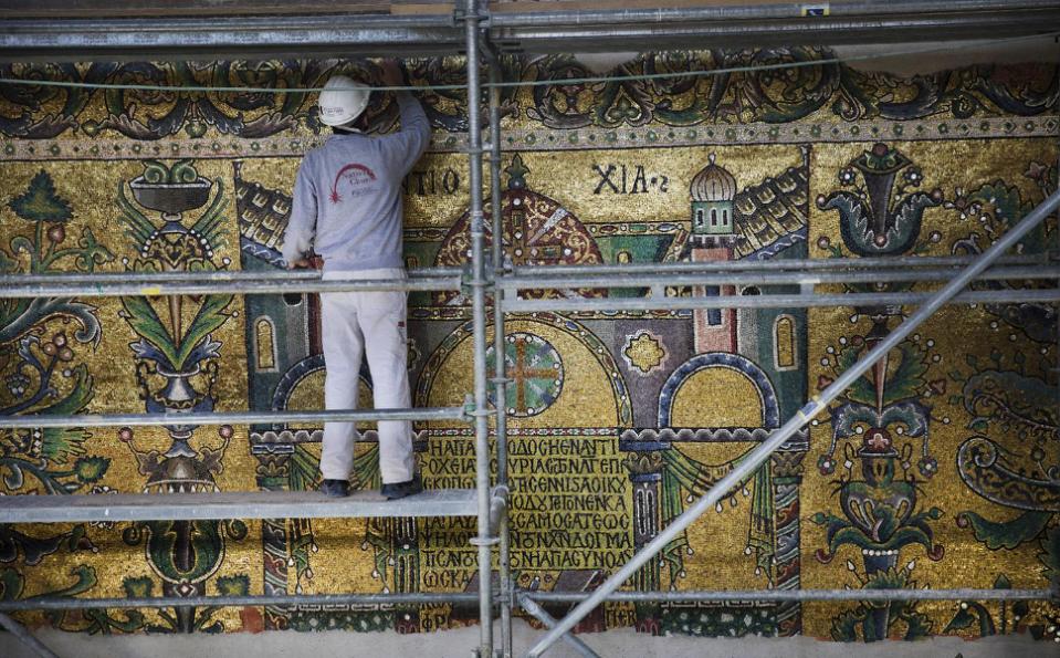 First phase of Bethlehem's Church of the Nativity restoration completed First phase of Bethlehem's Church of the Nativity restoration completed
