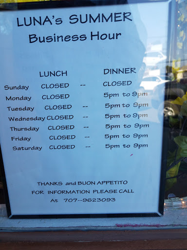 Restaurant «Luna Tratoria», reviews and photos, 231 N Franklin St, Fort Bragg, CA 95437, USA