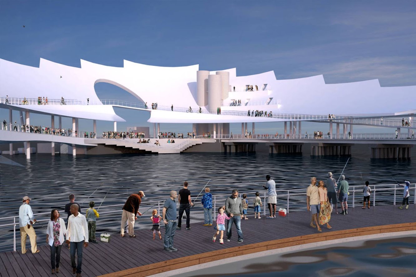 St Petersburg Pier by Michael Maltzan Architecture