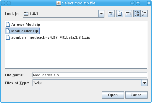 Modloader Zip 1.2.5