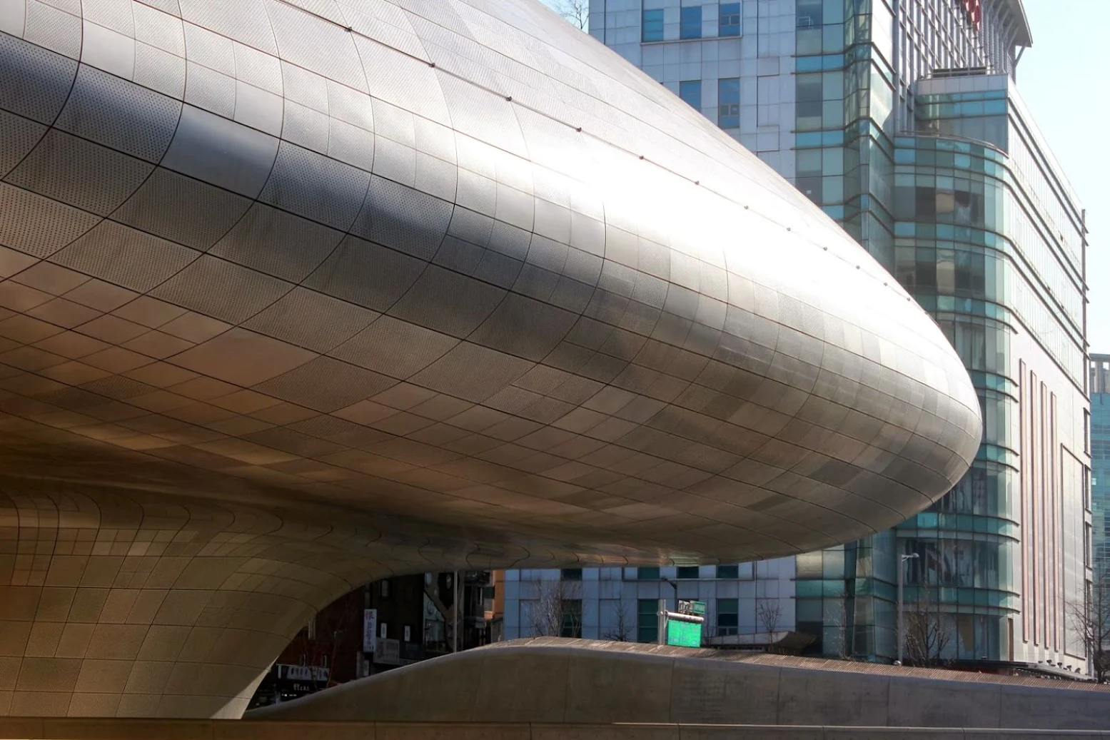 Open Dongdaemun Design Park Plaza by Zaha Hadid