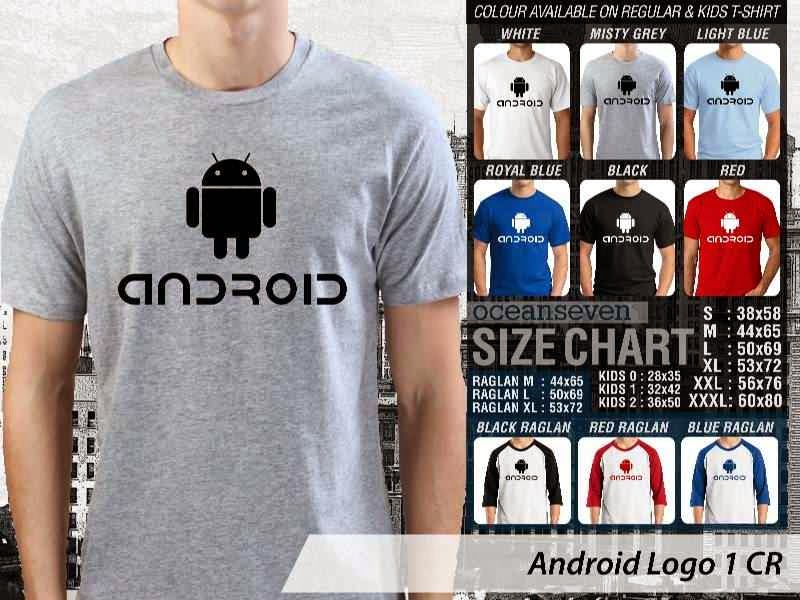 Kaos Android Logo 1 distro ocean seven