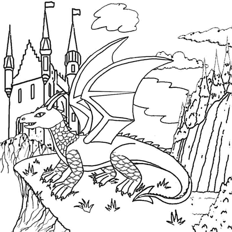 How to Train Your Dragon Coloring Pages Free Printable