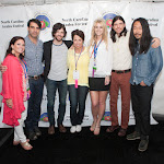 Dana Reason Evans, Committee Chair, Donna Cameron, President, 2013 NCAF Queen Jennifer Wayne, with the Avett Brothers Dana Reason Evans, Committee Chair, Donna Cameron, President, 2013 NCAF Queen Jennifer Wayne, with the Avett Brothers