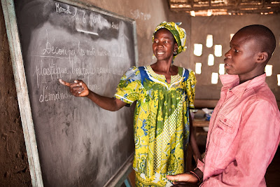 Literacy class in Bossangoa