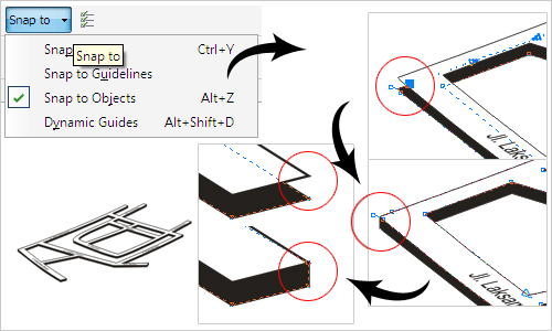 membuat peta penunjuk arah 3 dimensi dengan coreldraw