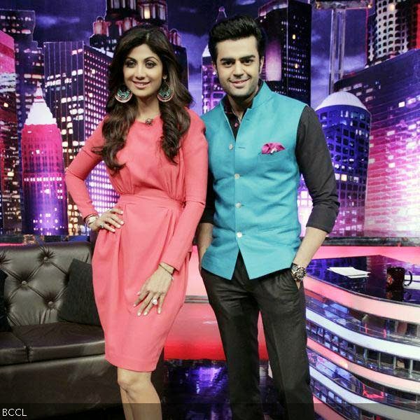 Shilpa Shetty and Manish Paul pose for a photo on the sets of the popular TV show Mad In India, in Mumbai. (Pic: Viral Bhayani) Shilpa Shetty and Manish Paul pose for a photo on the sets of the popular TV show Mad In India, in Mumbai. (Pic: Viral Bhayani)