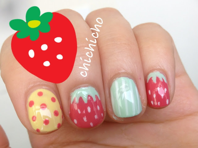 Cute Strawberry Nail Art - wide 2