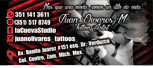 la cueva tattoo studio, av. juarez #151, esq. dr. verduzco, 59600 Zamora, Mich., México, Tienda de tatuajes | MICH