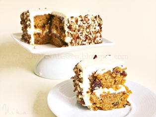 mini carrot layer cake