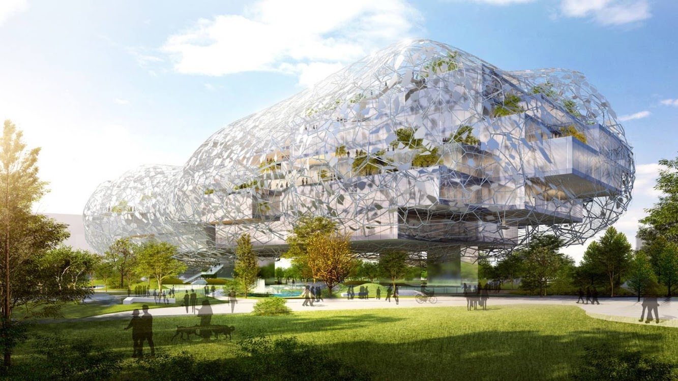 Taichung City Cultural Center Competition Entry by Rmjm