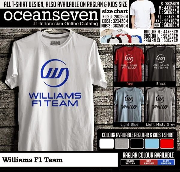 Kaos Mobil Williams F1 Team