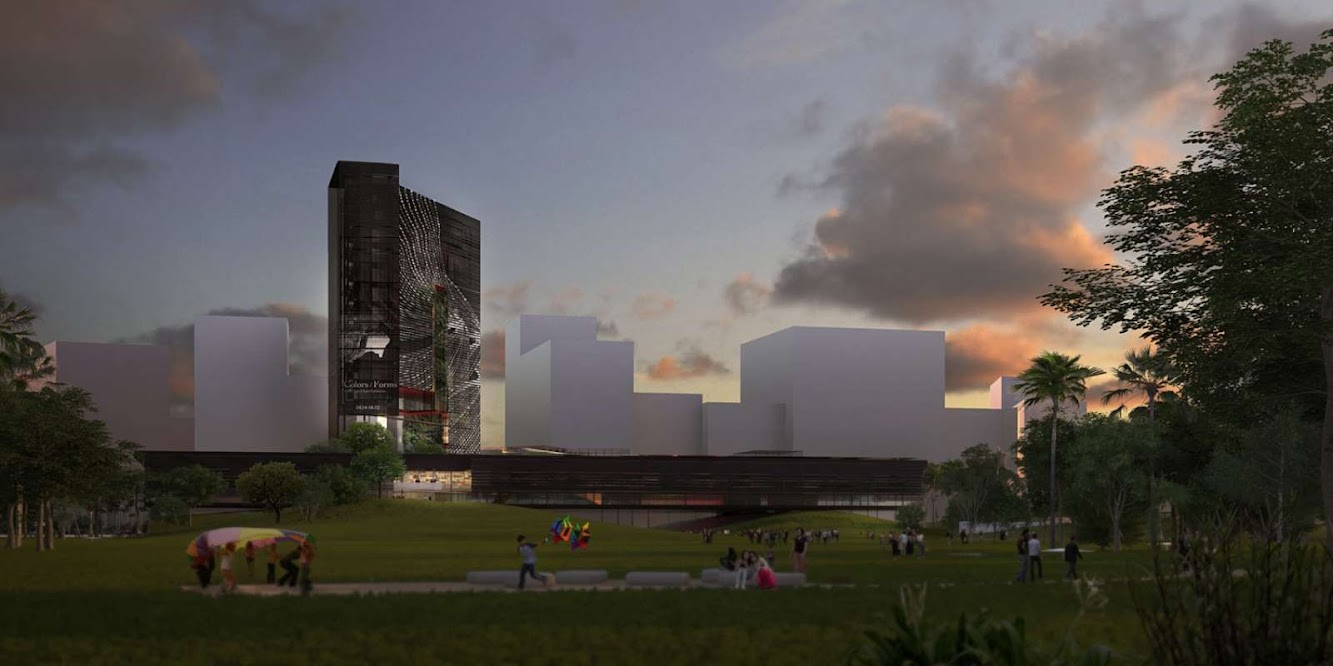 Jean-loup Baldacci (France) with joint tenderer Felice Fanuele Architect (France) and Tai Architect & Associates (Taiwan)