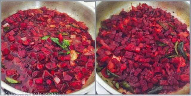Beetroot Poriyal Recipe (Beetroot Stir Fry) 5