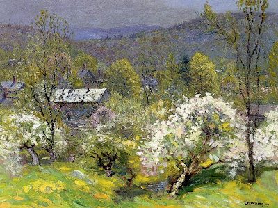 John Joseph Enneking - Apple Blossoms