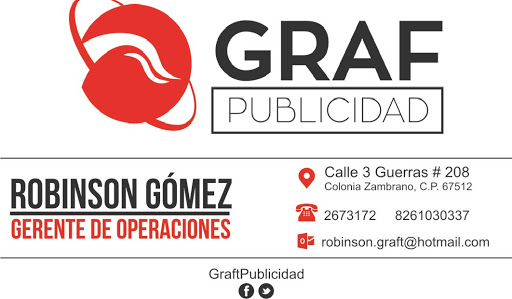 Graf Publicidad, 67512, Nuevo León, Zambrano, 67512 Montemorelos, N.L., México, Agencia de publicidad | NL