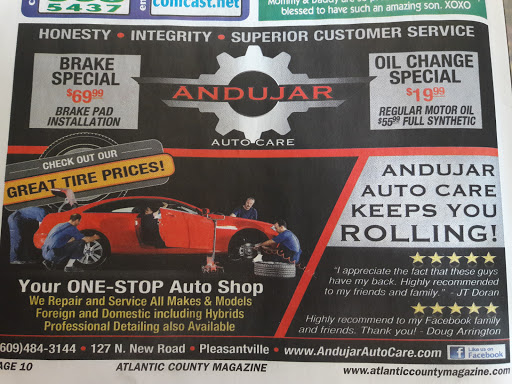 Auto Repair Shop «Andujar Auto Care», reviews and photos, 127 N New Rd, Pleasantville, NJ 08232, USA