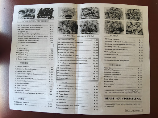 Chinese Restaurant «Mr Wonton Chinese Restaurant», reviews and photos, 2356 Green Oaks Blvd #182, Arlington, TX 76018, USA