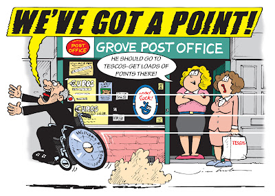 Фрэнк Уильямс радуется одному очку на Гран-при Венгрии 2013 - комикс Jim Bamber