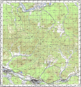Уменьшенное изображение Карта 100k--m49-002