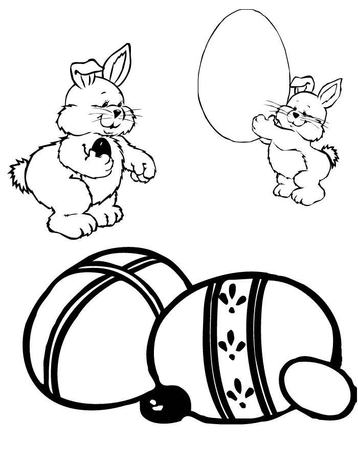 Easter coloring pages on Pinterest Coloring Pages, Easter - free printable bunny coloring pages