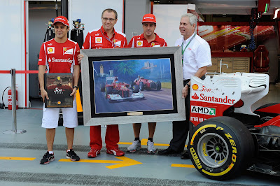 500 гонок Ferrari и Shell на Гран-при Сингапура 2012