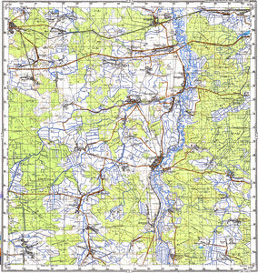 Уменьшенное изображение Карта 100k--m35-029--(1986)