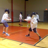 Meredith and Jack both took fencing this year. Meredith and Jack both took fencing this year.